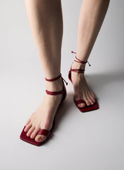 Ali Lace-Up Short Sandal | Tibi