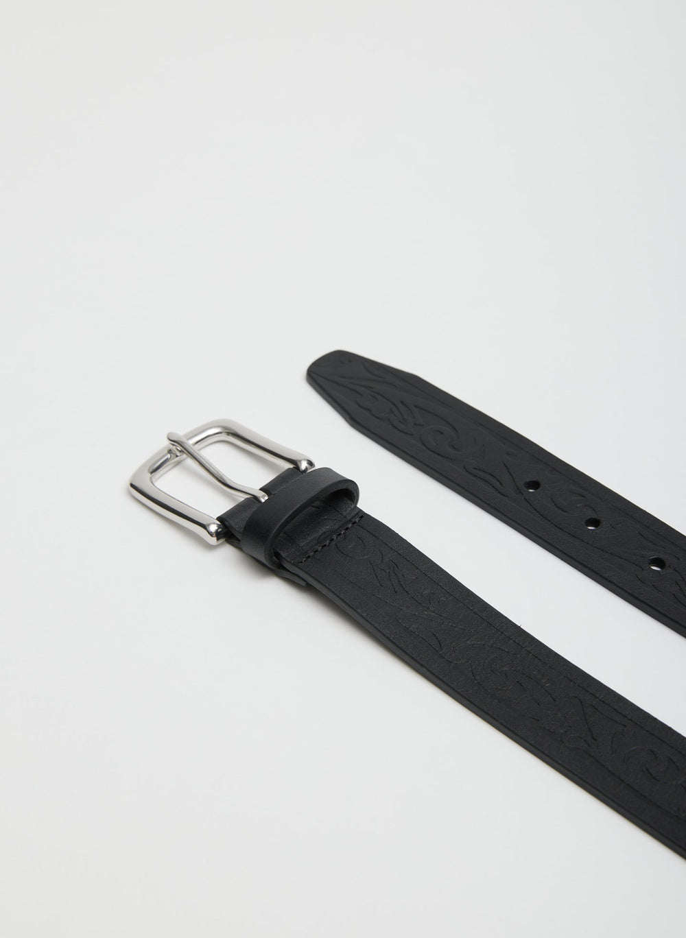 Classic Men's Tooled Leather Belt | Tibi