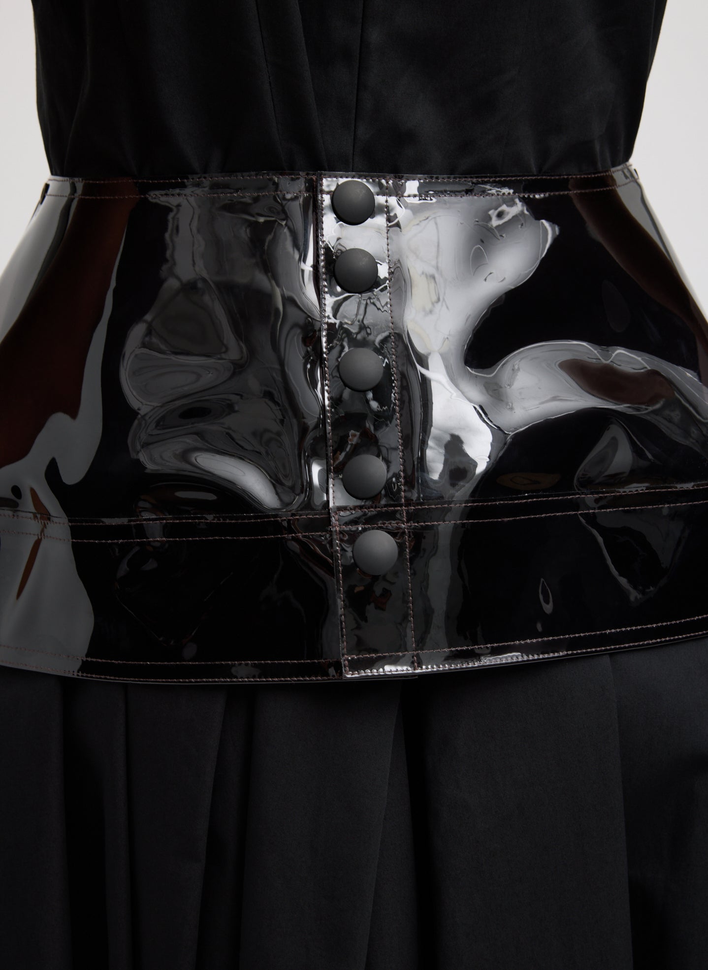 PVC Peplum Belt | Tibi