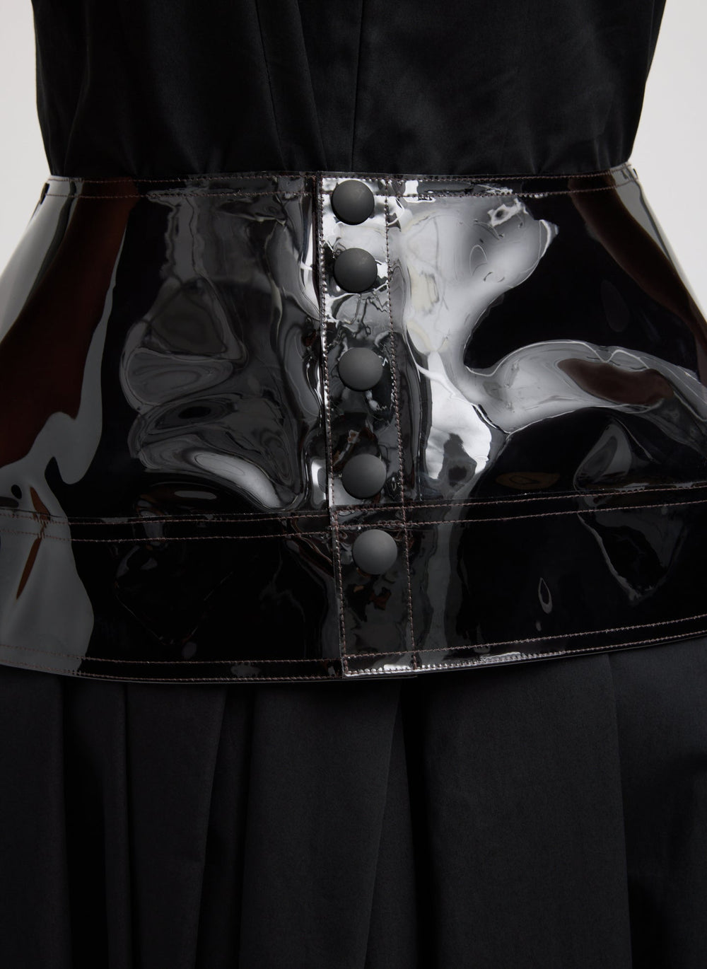 PVC Peplum Belt | Tibi