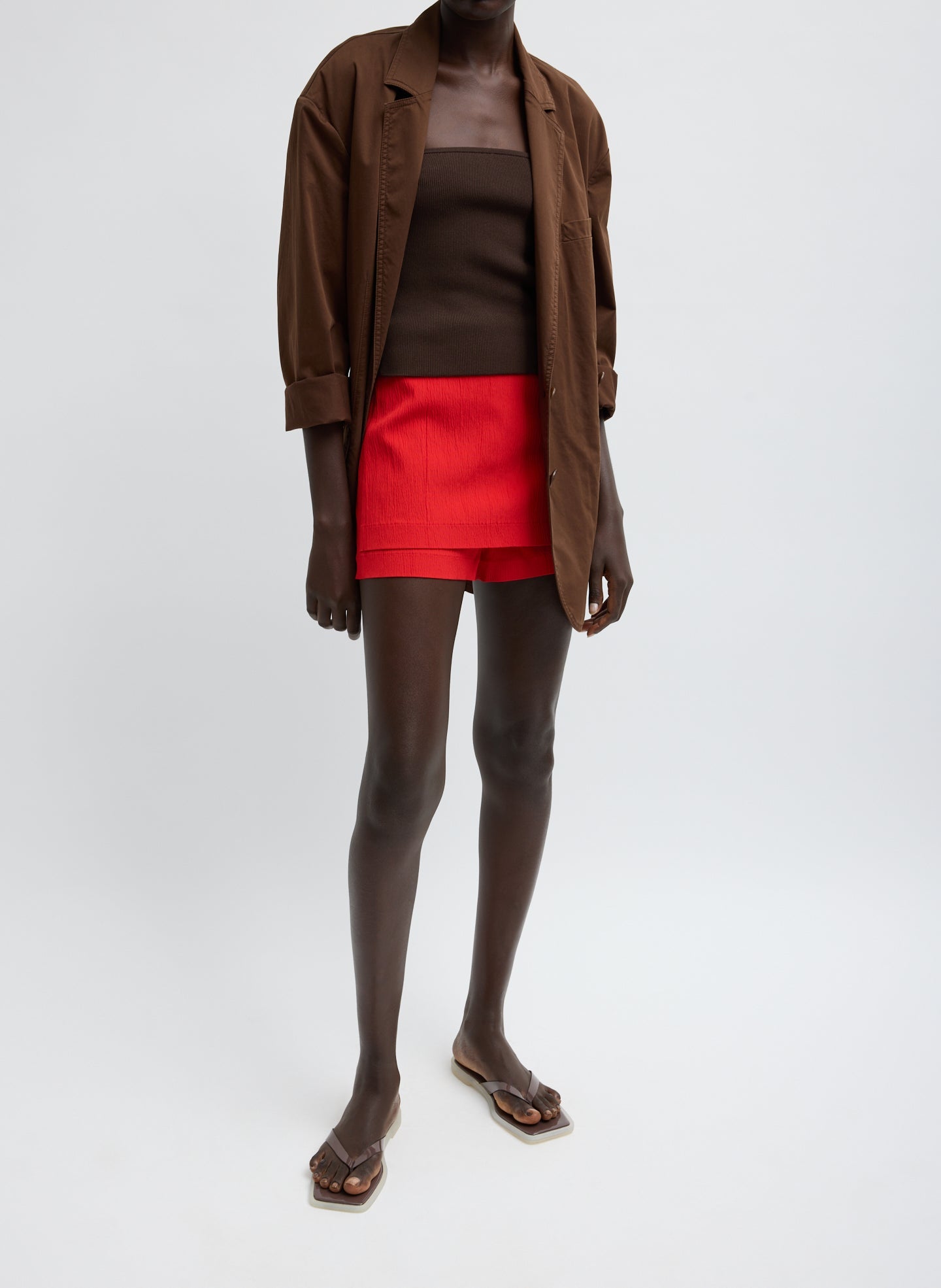 Garment Dyed Silky Cotton Liam Blazer | Tibi