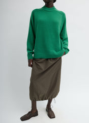 Cashmere Crewneck Oversized Pullover Sweater | Tibi