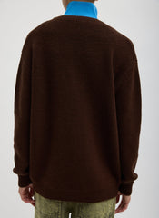 Cardigan Stitch V-Neck With Removable Dickie | Tibi