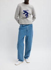 Soft Wool Ski Shrunken Sweater | Tibi