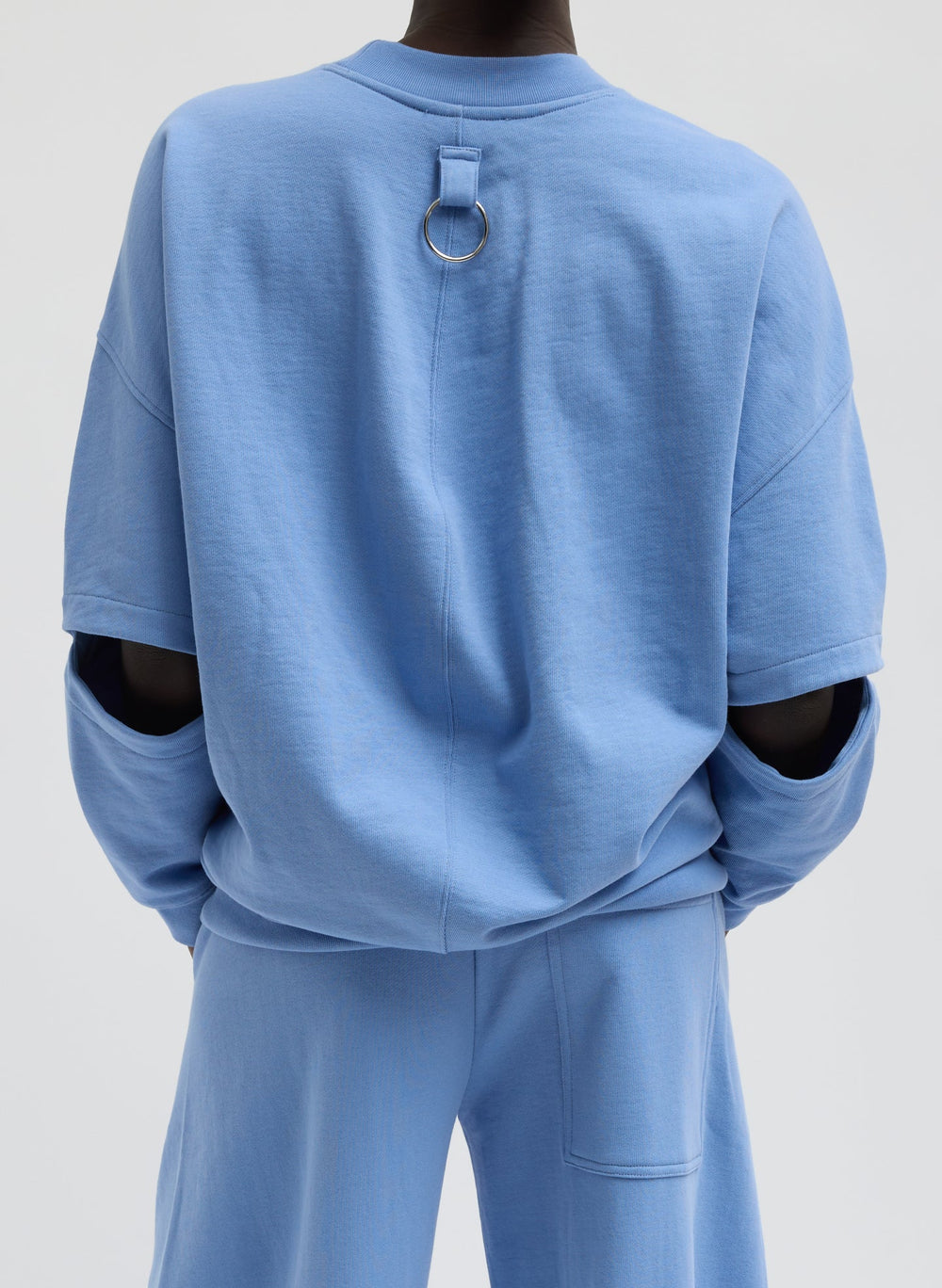 Cocoon Crewneck Sweatshirt | Tibi
