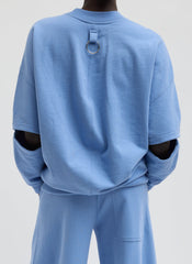 Cocoon Crewneck Sweatshirt | Tibi