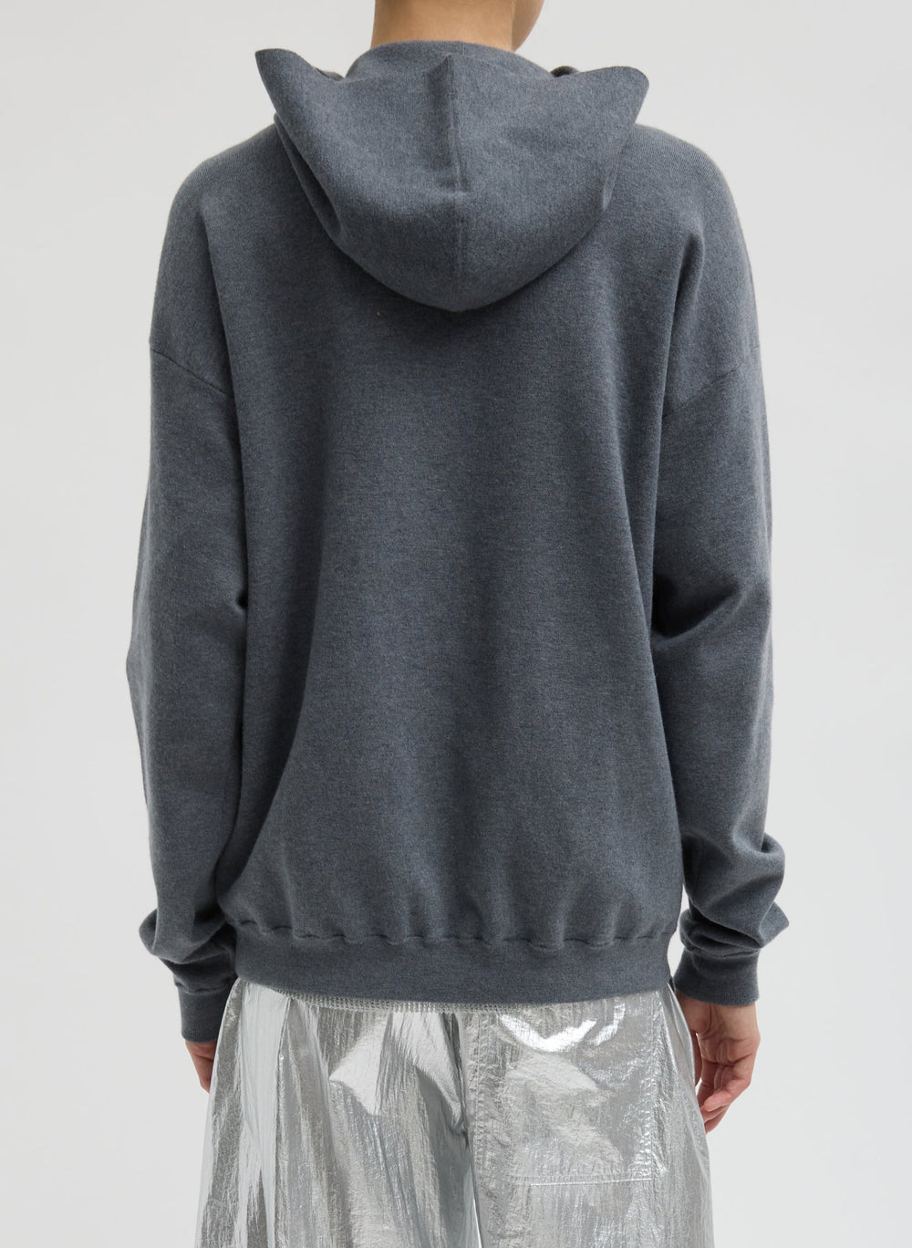 Double Faced Cashmere Hoodie | Tibi