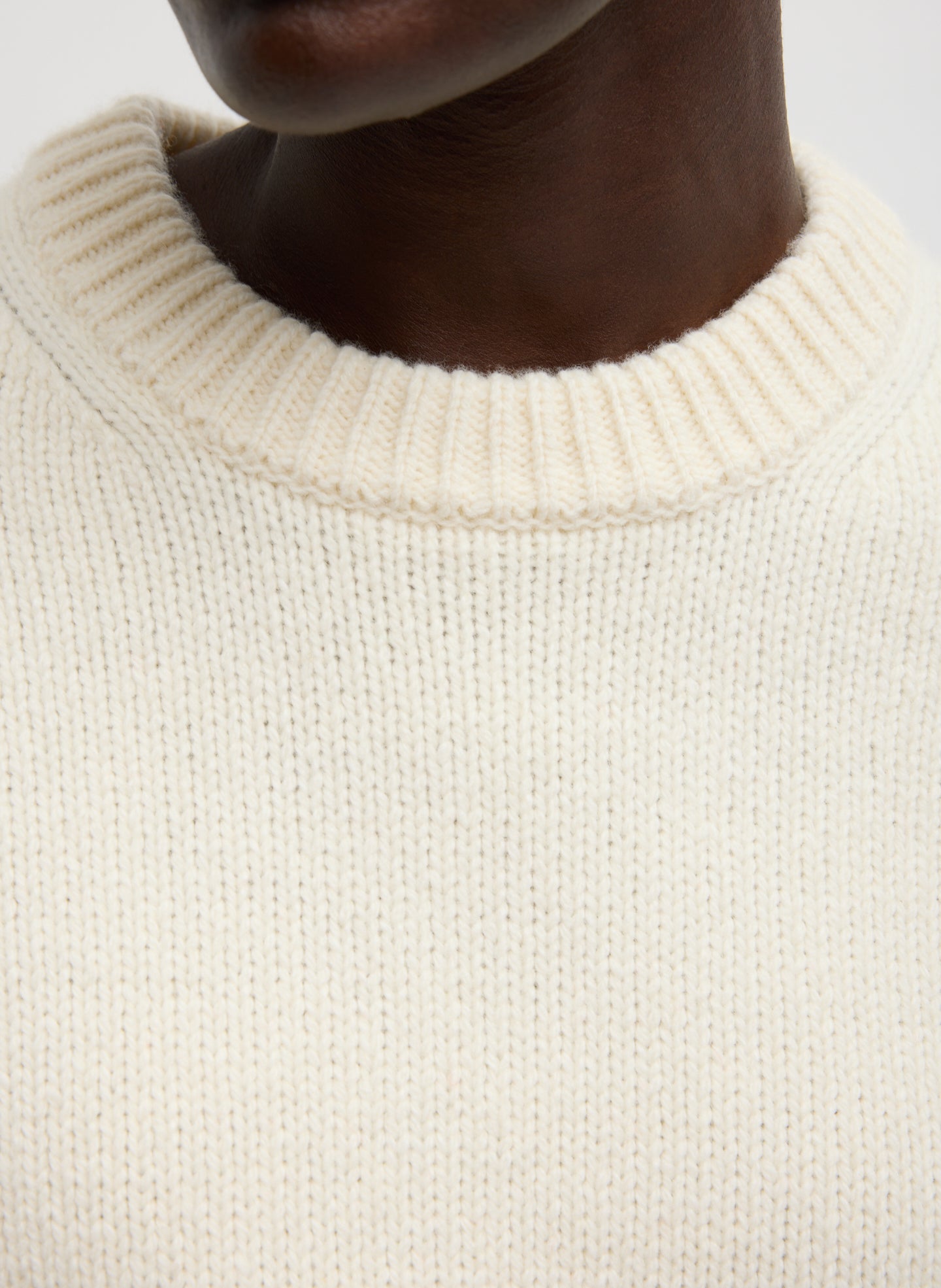 Soft Wool Ski Easy Pullover Crewneck Sweater | Tibi