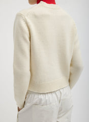 Soft Wool Ski Shrunken Sweater | Tibi