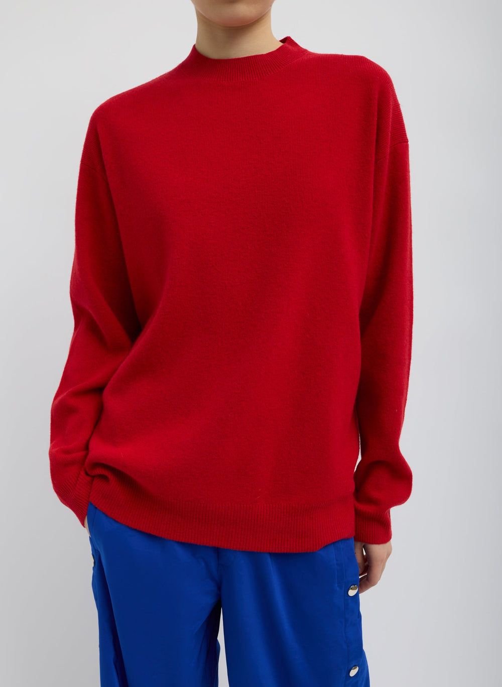 Anna Merino Wool Cut Out Racerback Pullover | Tibi