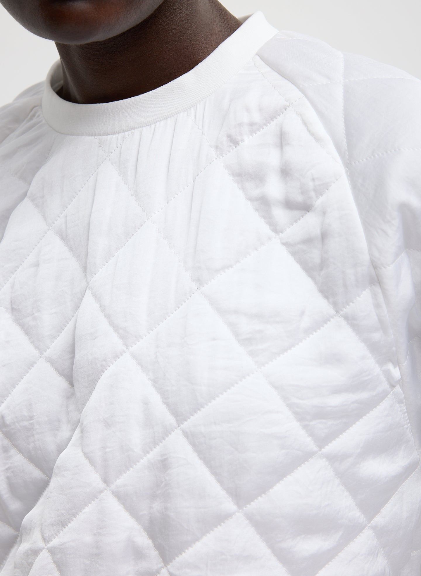 Cozy Quilting Sweatshirt | Tibi