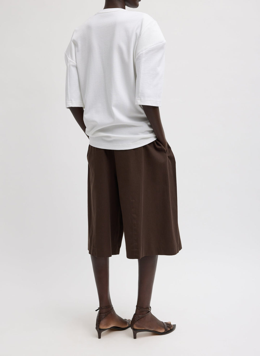 Perfect Hinged Sleeve T-Shirt | Tibi