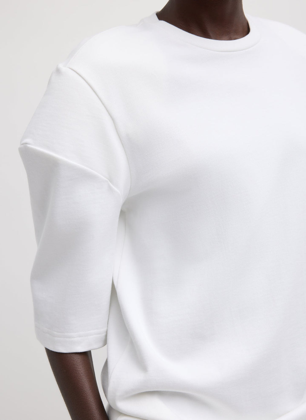 Perfect Hinged Sleeve T-Shirt | Tibi