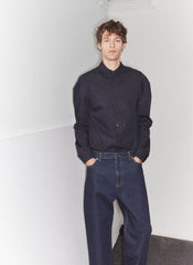 Compact Eco Poplin Hinged Shirt | Tibi