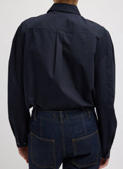 Compact Eco Poplin Hinged Shirt | Tibi