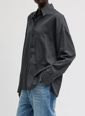 Ultra Light Silk Tencel Oversized Shirt | Tibi