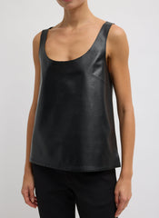 Light Weight Leather Tank Top | Tibi