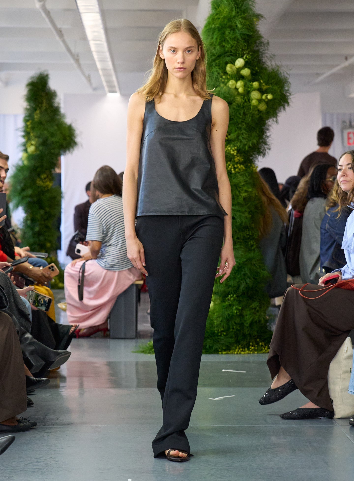 Light Weight Leather Tank Top | Tibi