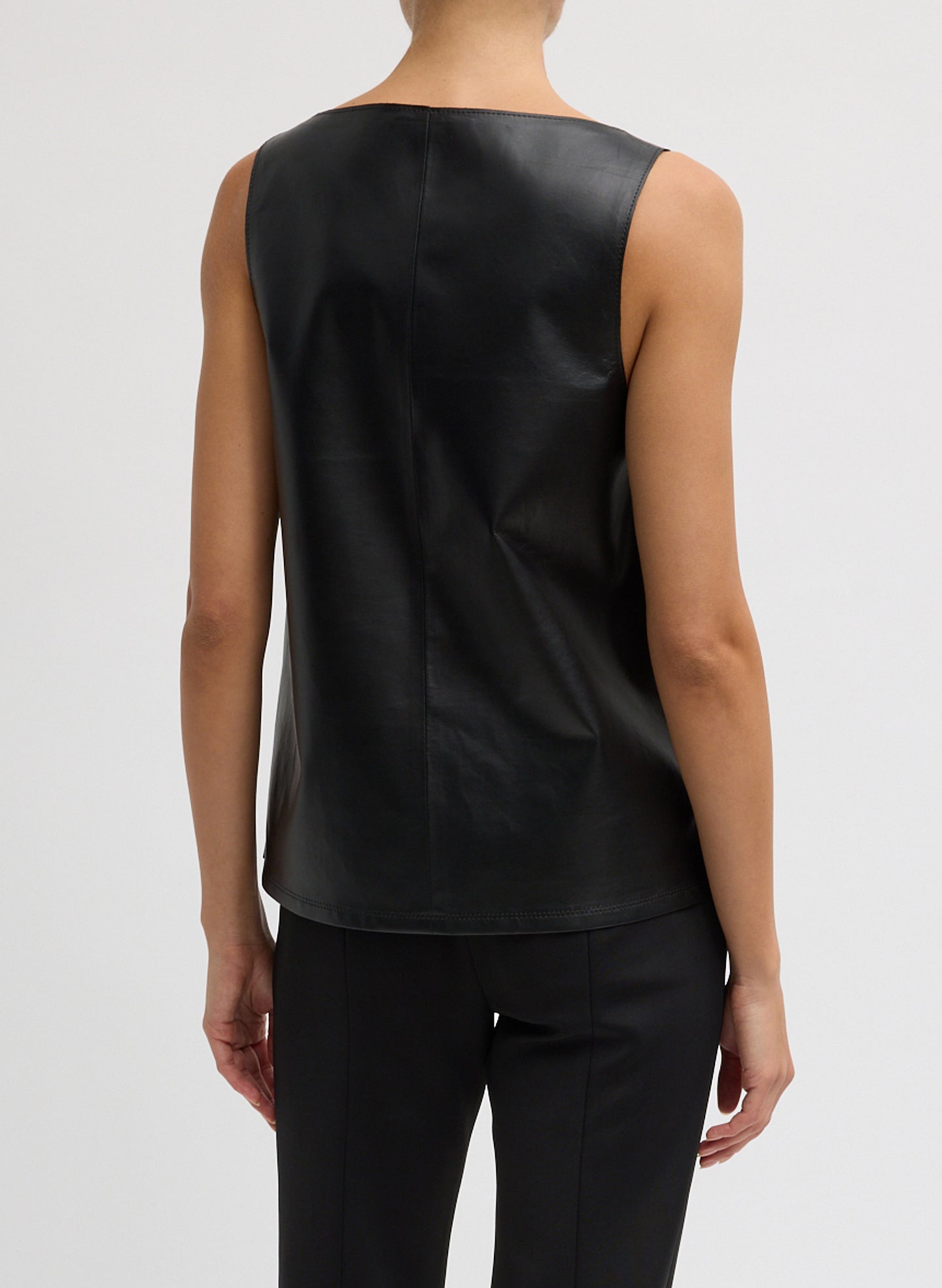 Light Weight Leather Tank Top | Tibi
