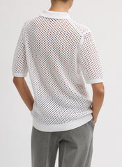 Crochet Netting Slim Polo | Tibi