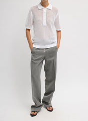 Crochet Netting Slim Polo | Tibi