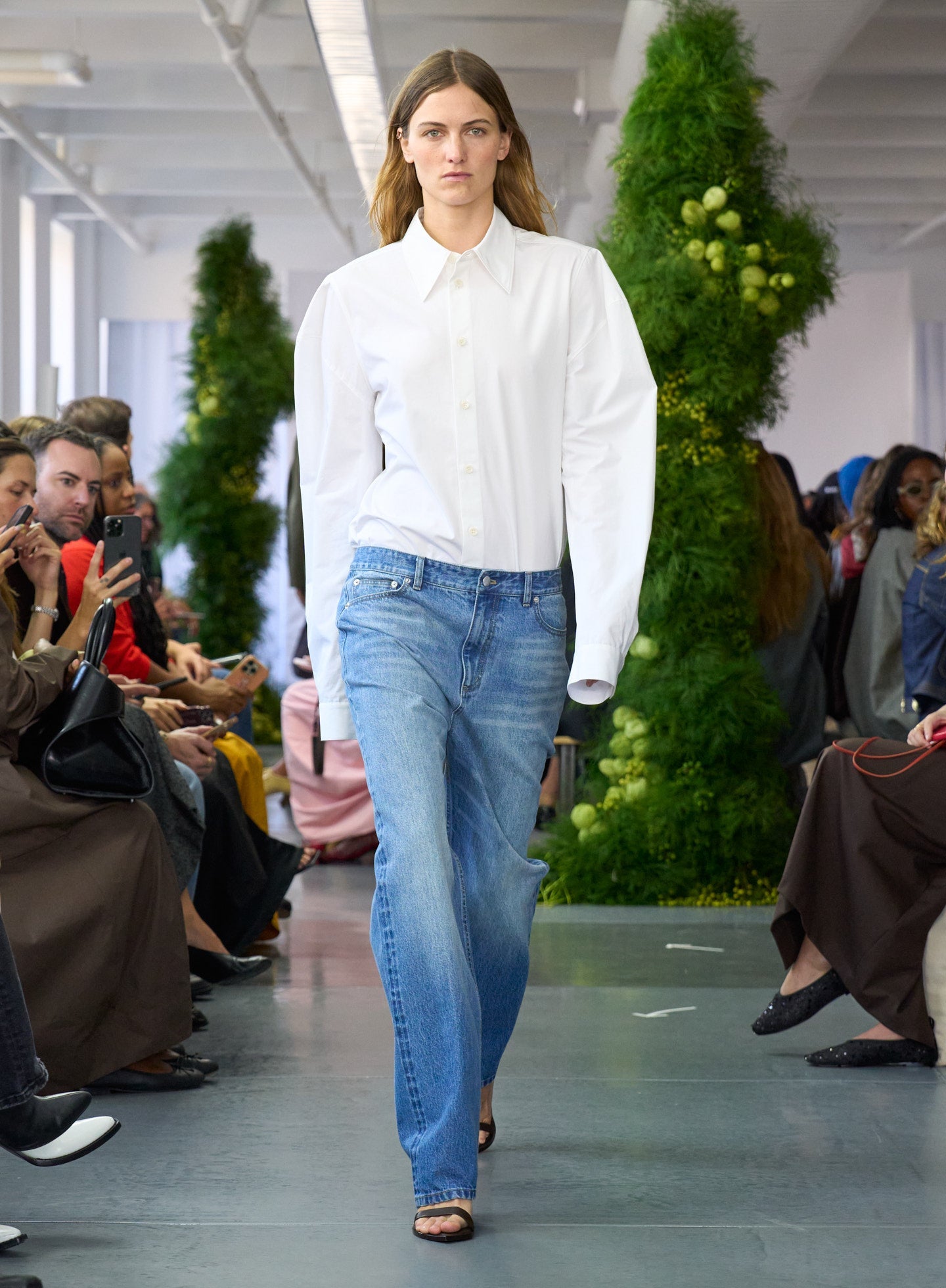 Compact Eco Poplin Hinged Shirt | Tibi