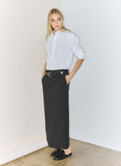Compact Eco Poplin Hinged Shirt | Tibi