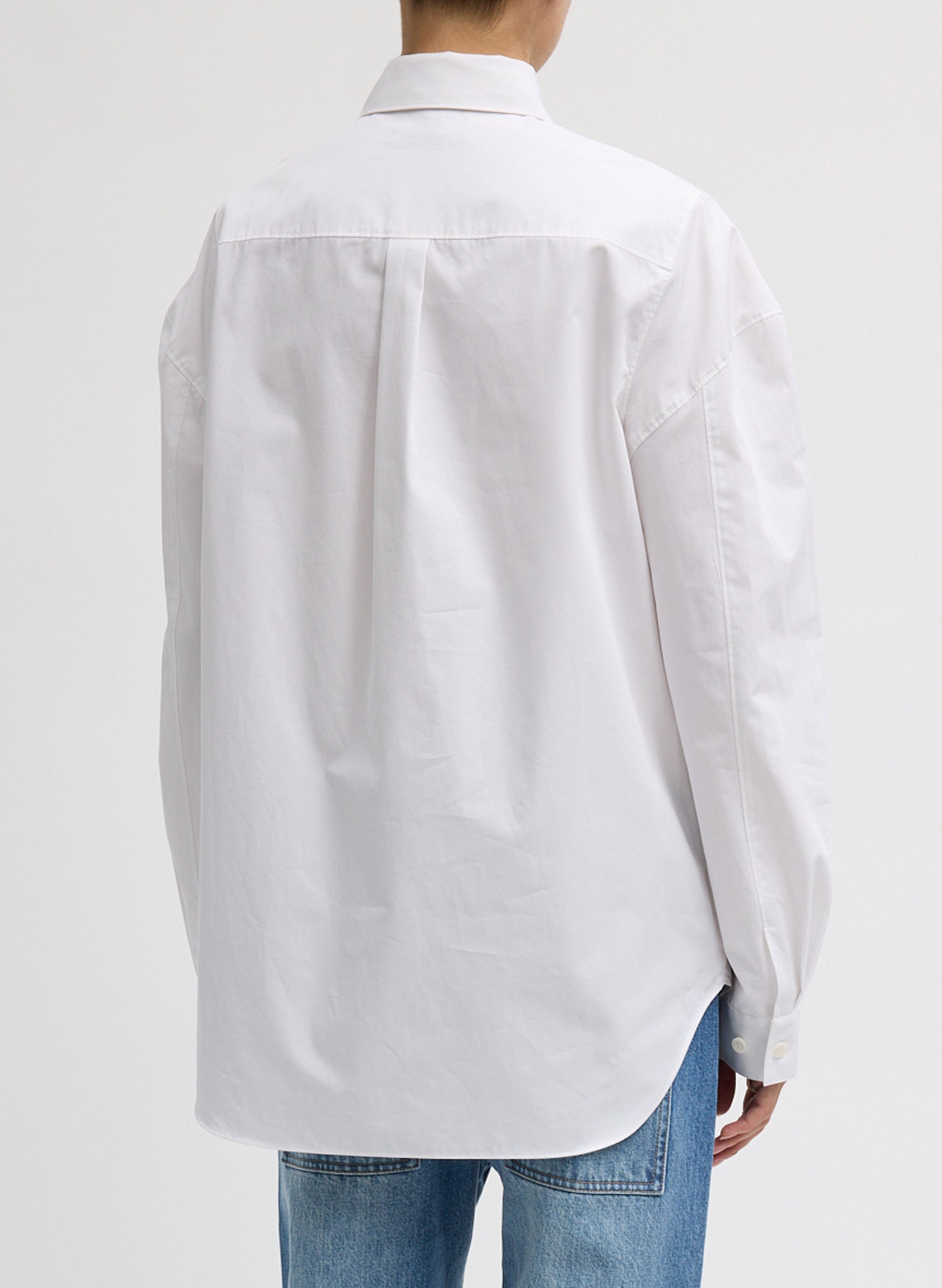Compact Eco Poplin Hinged Shirt | Tibi