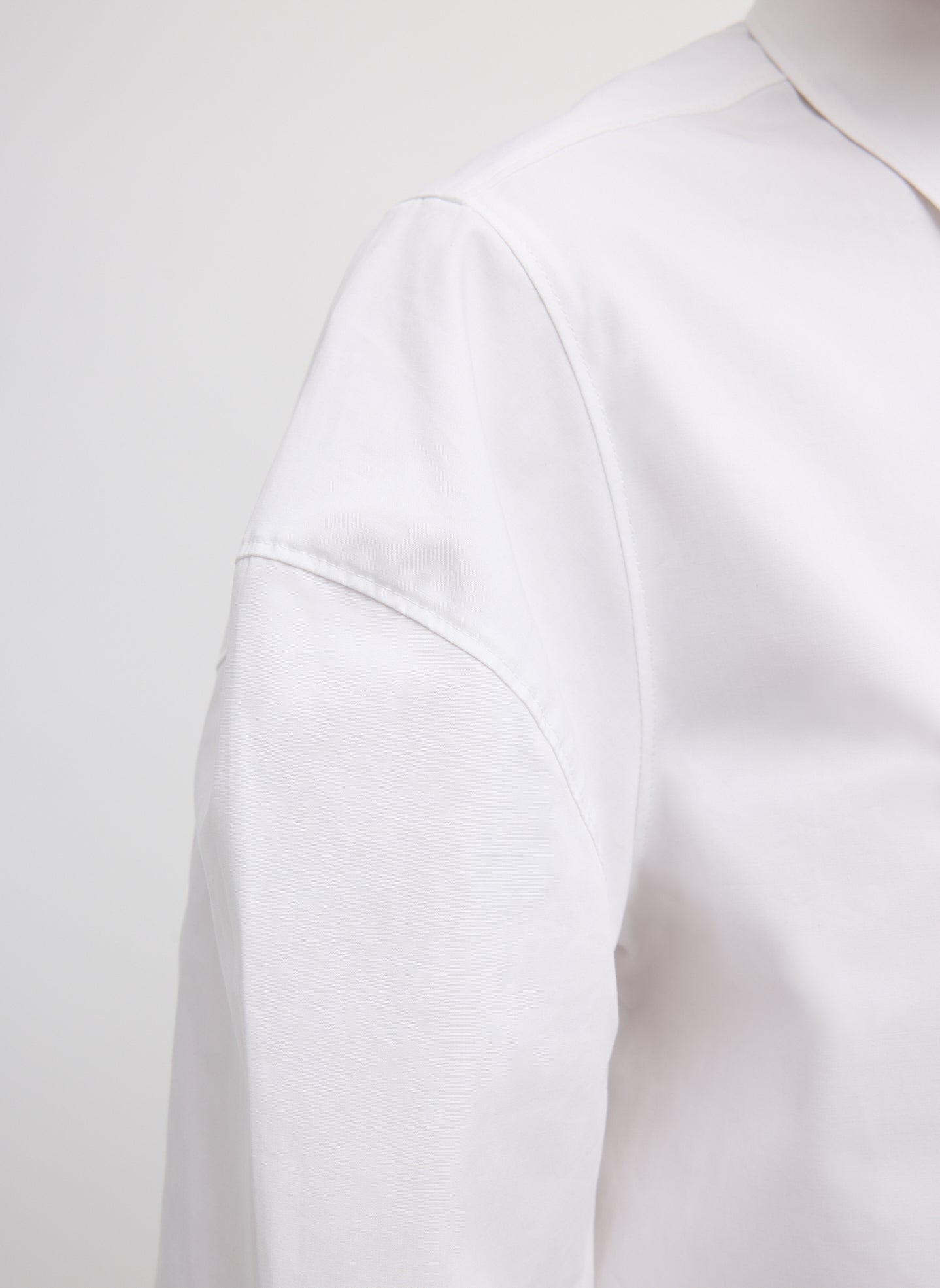 Compact Eco Poplin Hinged Shirt | Tibi