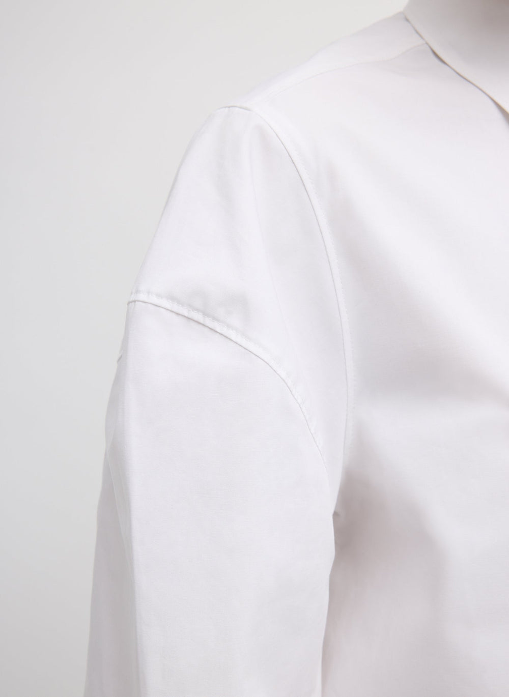 Compact Eco Poplin Hinged Shirt | Tibi