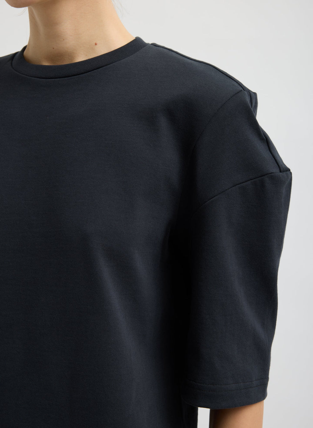 Perfect Hinged Sleeve T-Shirt | Tibi