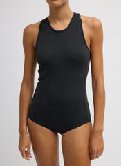 Crewneck Racerback Bodysuit | Tibi