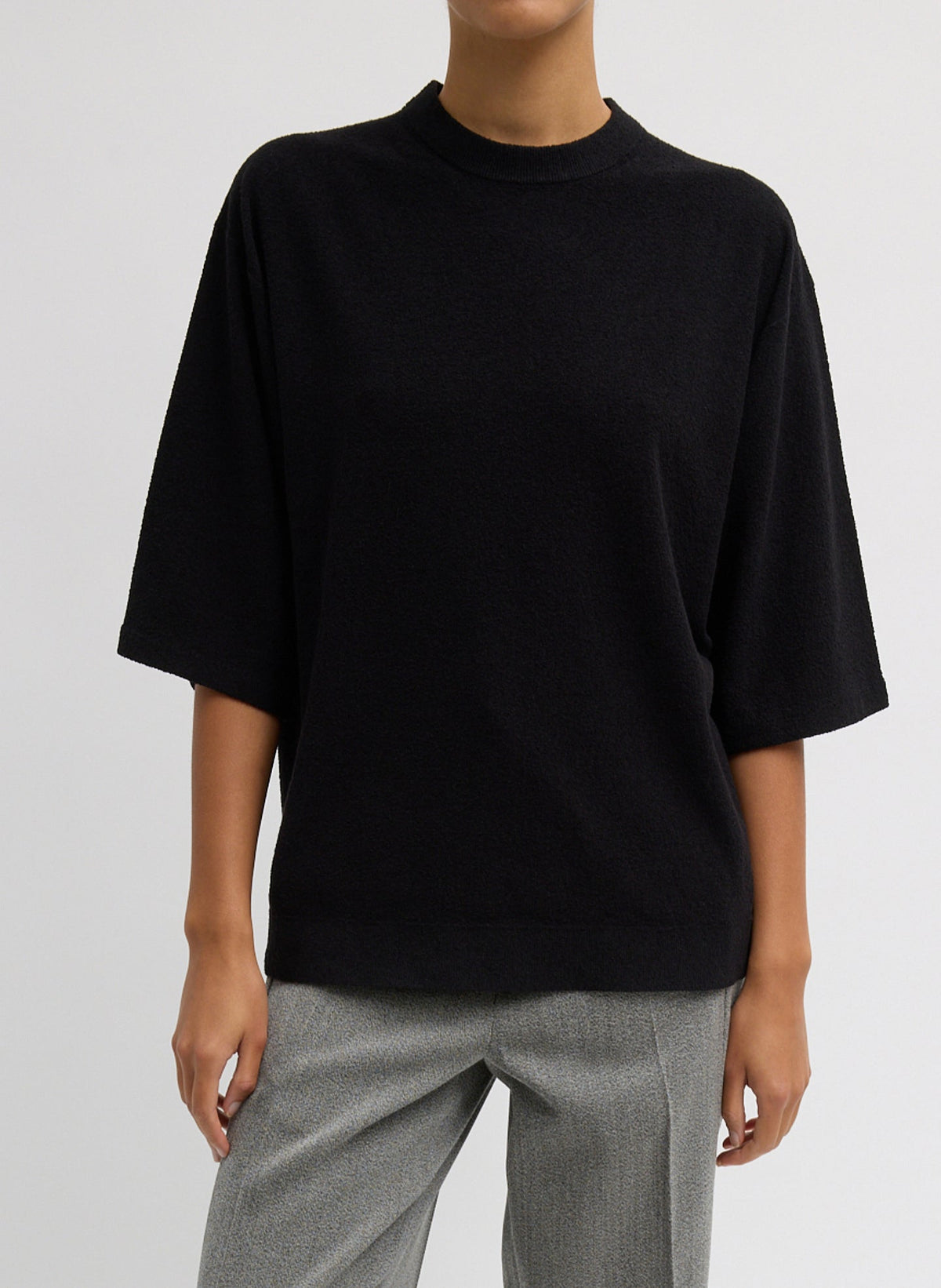 Sable Oversized Easy T-Shirt | Tibi