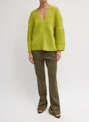 Viscose Plisse Hinged Long Sleeve Top | Tibi