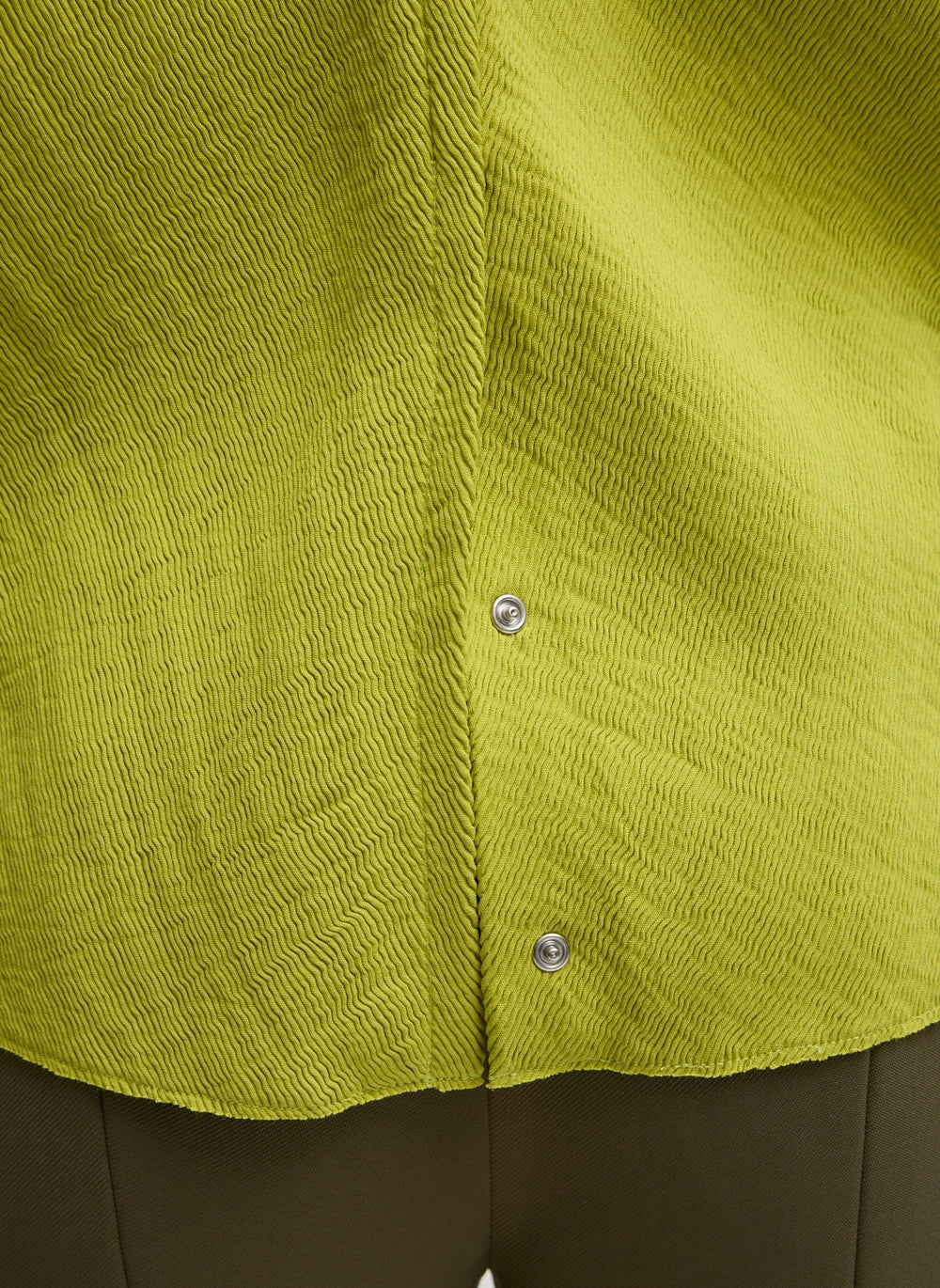 Viscose Plisse Hinged Long Sleeve Top | Tibi