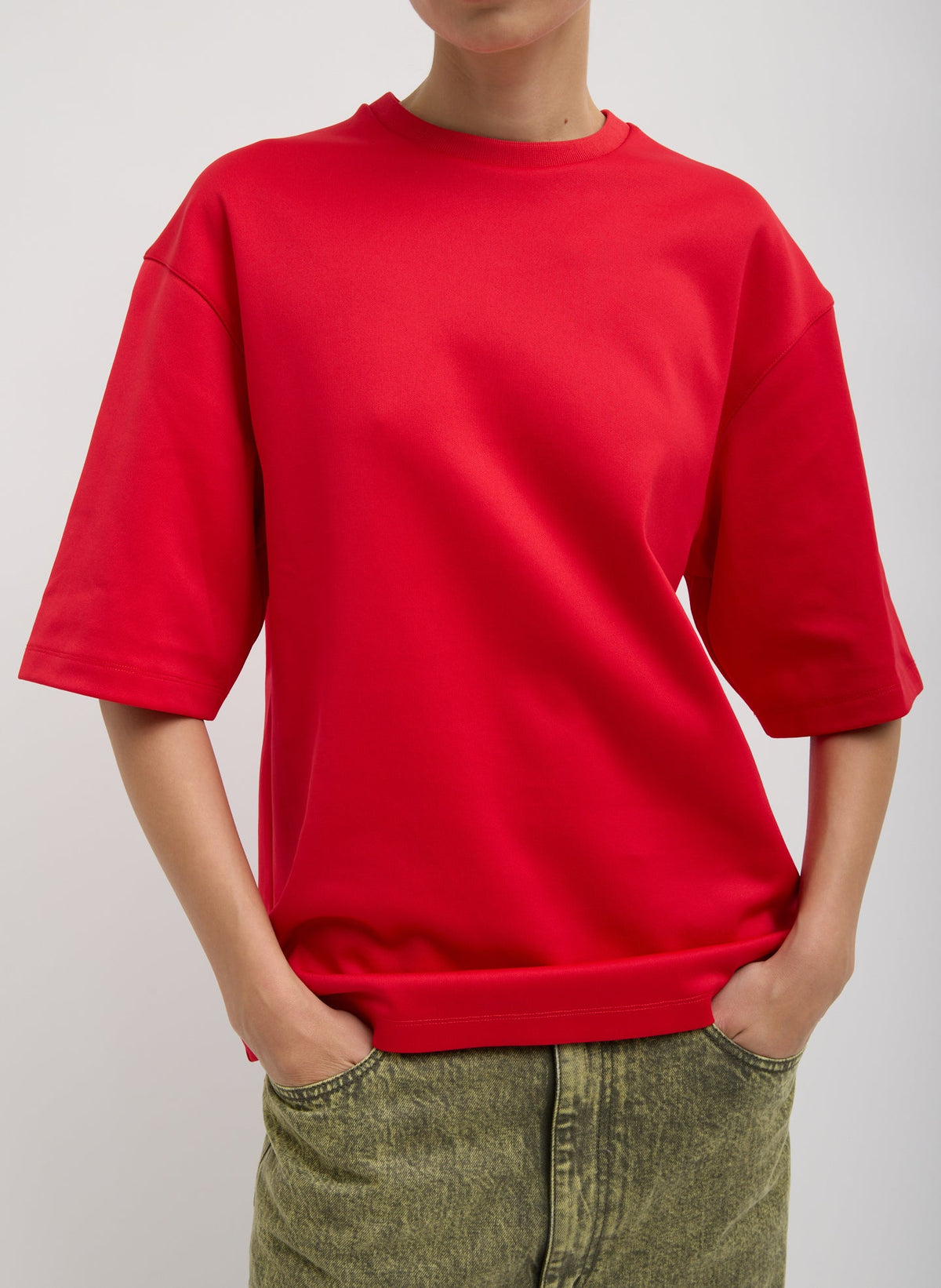 Active Knit Easy T-Shirt | Tibi
