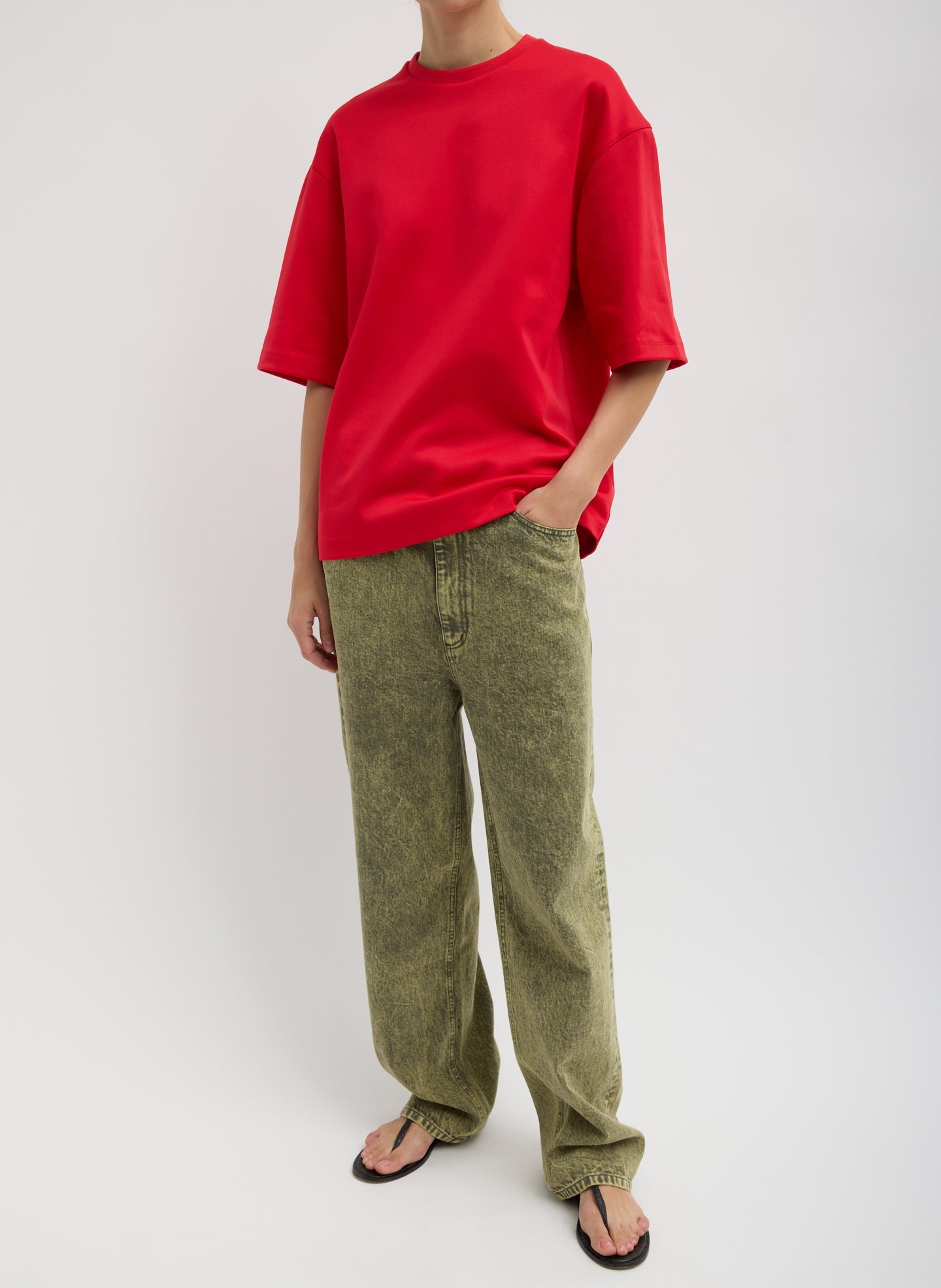 Active Knit Easy T-Shirt | Tibi