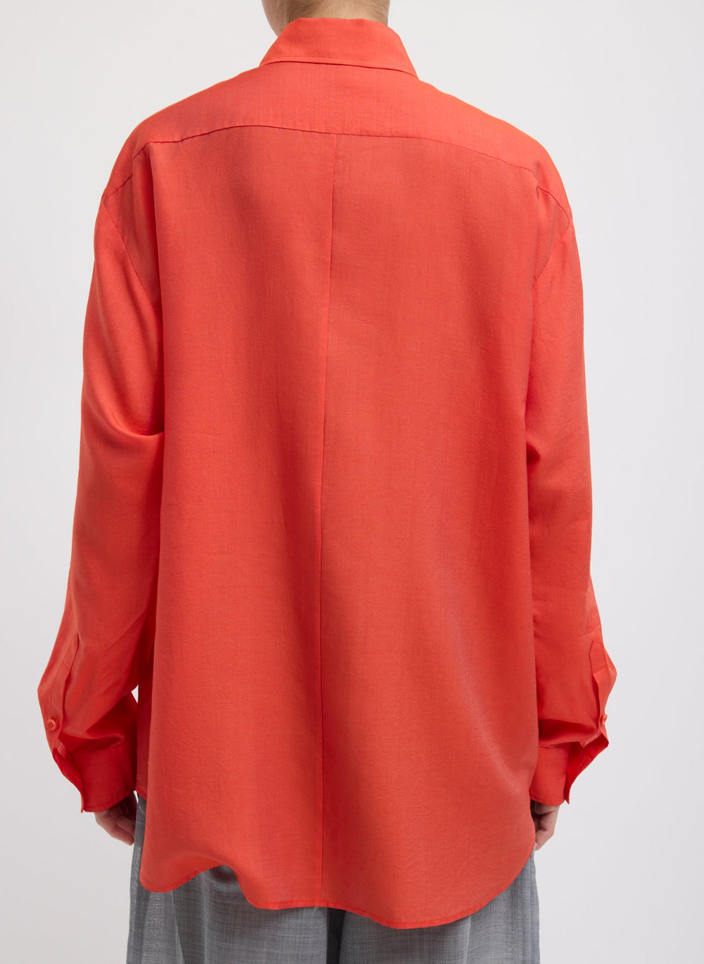 Silk Voile Easy Pintucked Shirt | Tibi