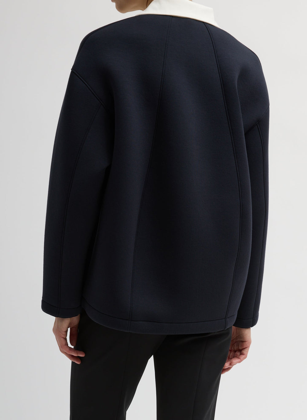 Bonded Viscose Sculpted Polo | Tibi