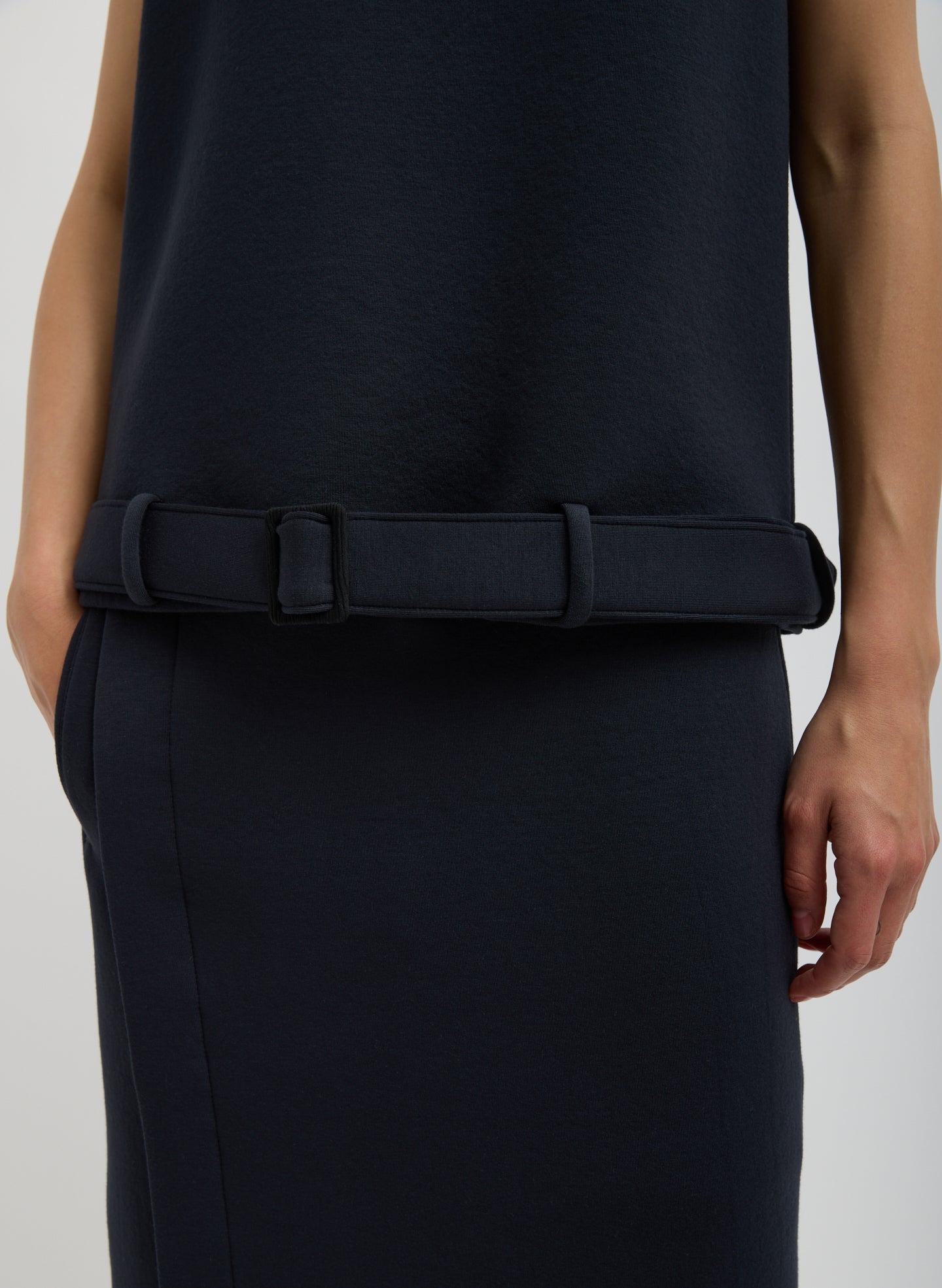 Bonded Viscose Tank Top | Tibi