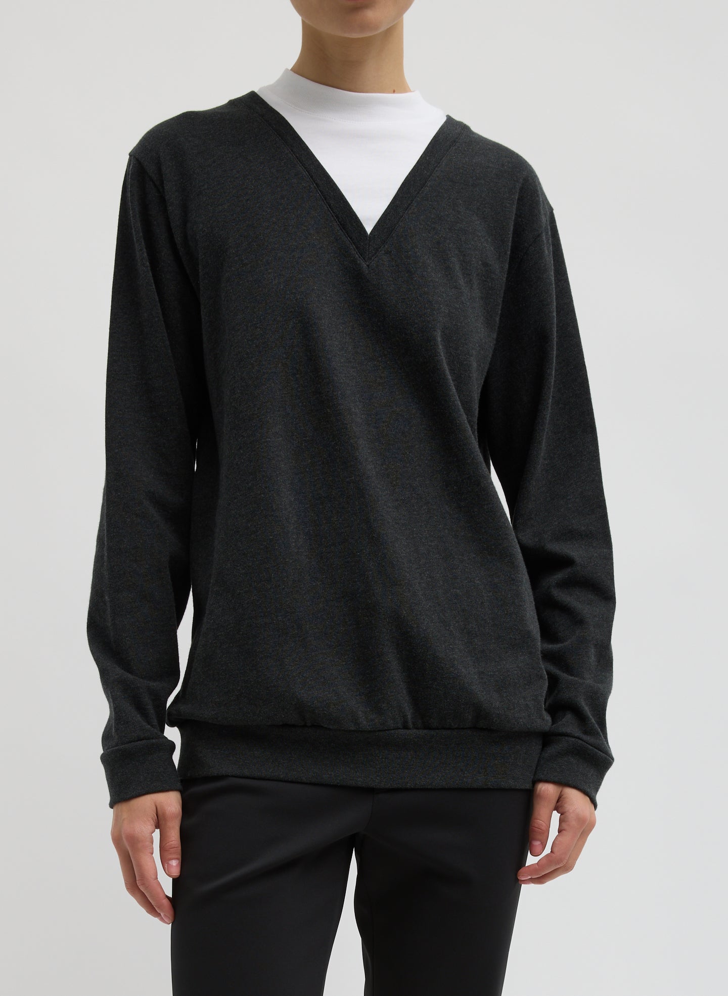 Perfect T-Shirt Trompe L'oeil Top | Tibi