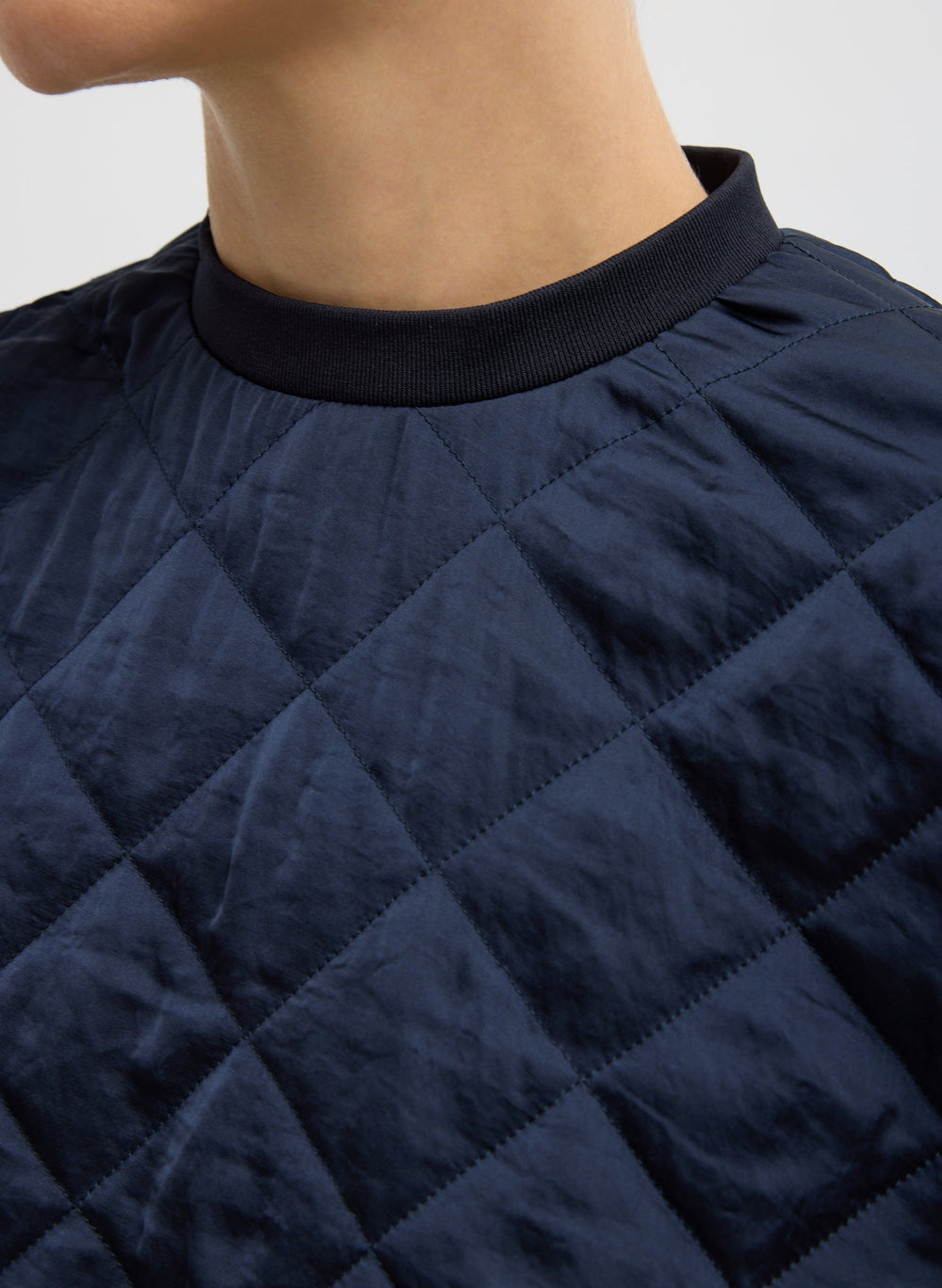 Cozy Quilting Anorak T-Shirt | Tibi
