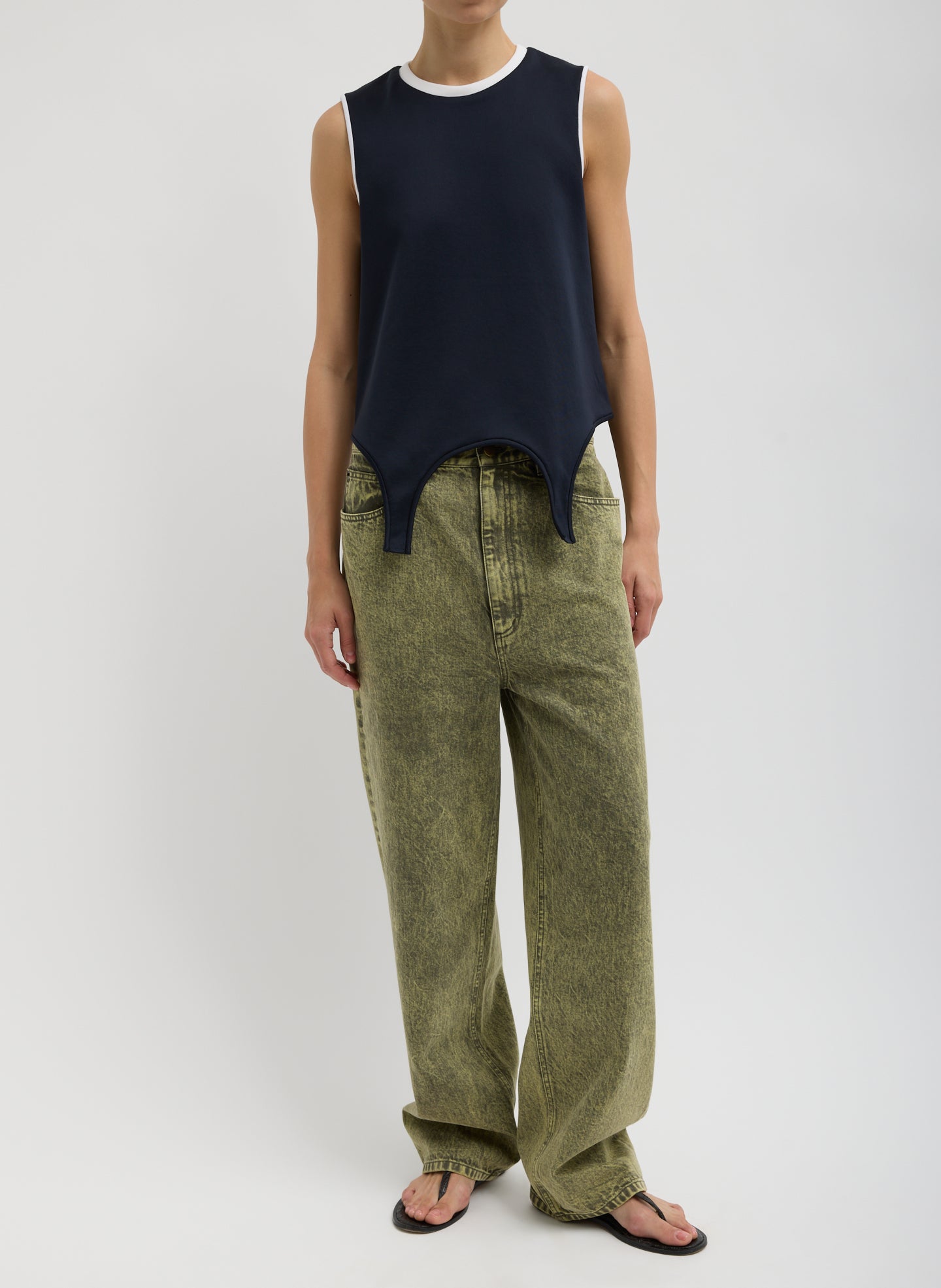 Active Knit Flip Tank | Tibi