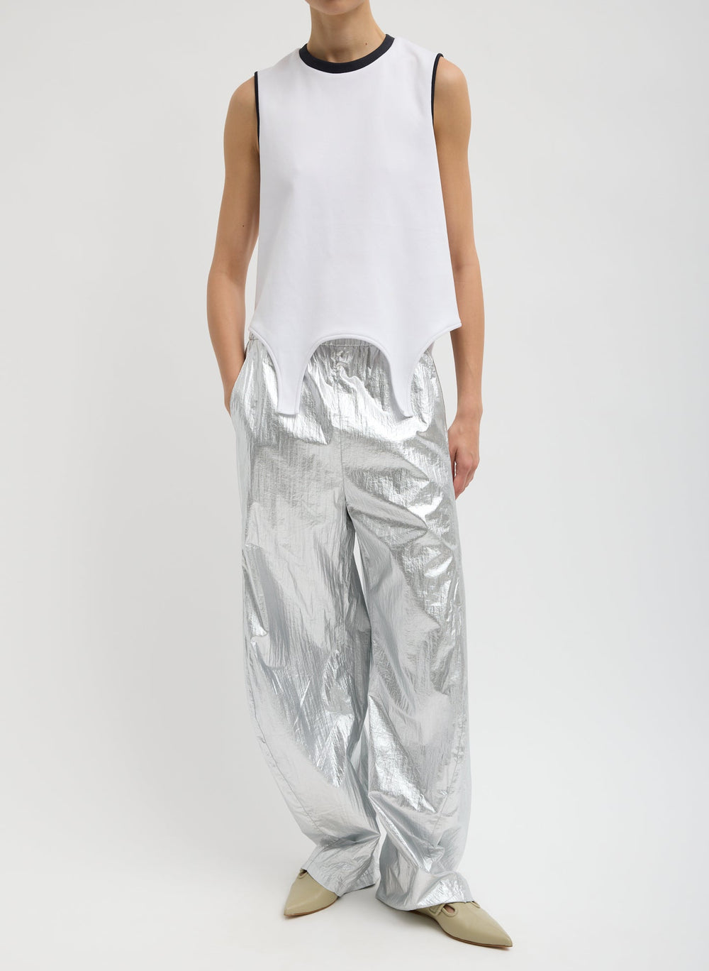 Active Knit Flip Tank | Tibi