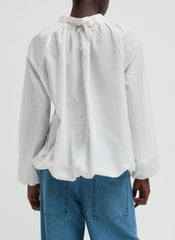 Italian Sporty Nylon Shirred Anorak Top | Tibi