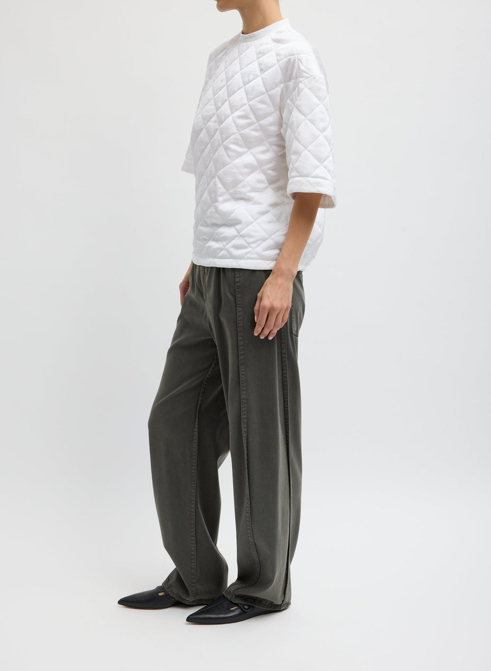 Cozy Quilting Anorak T-Shirt | Tibi
