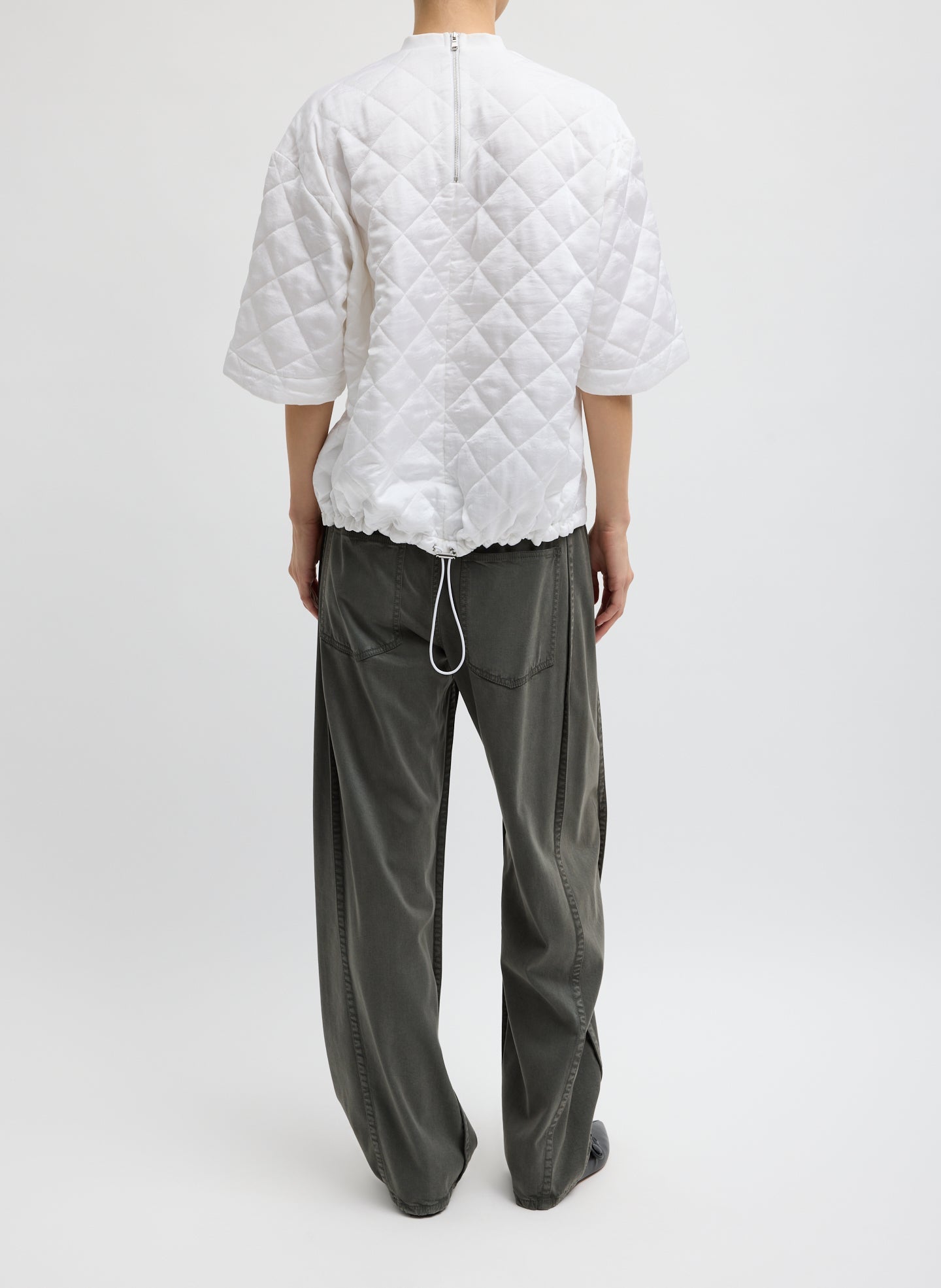 Cozy Quilting Anorak T-Shirt | Tibi