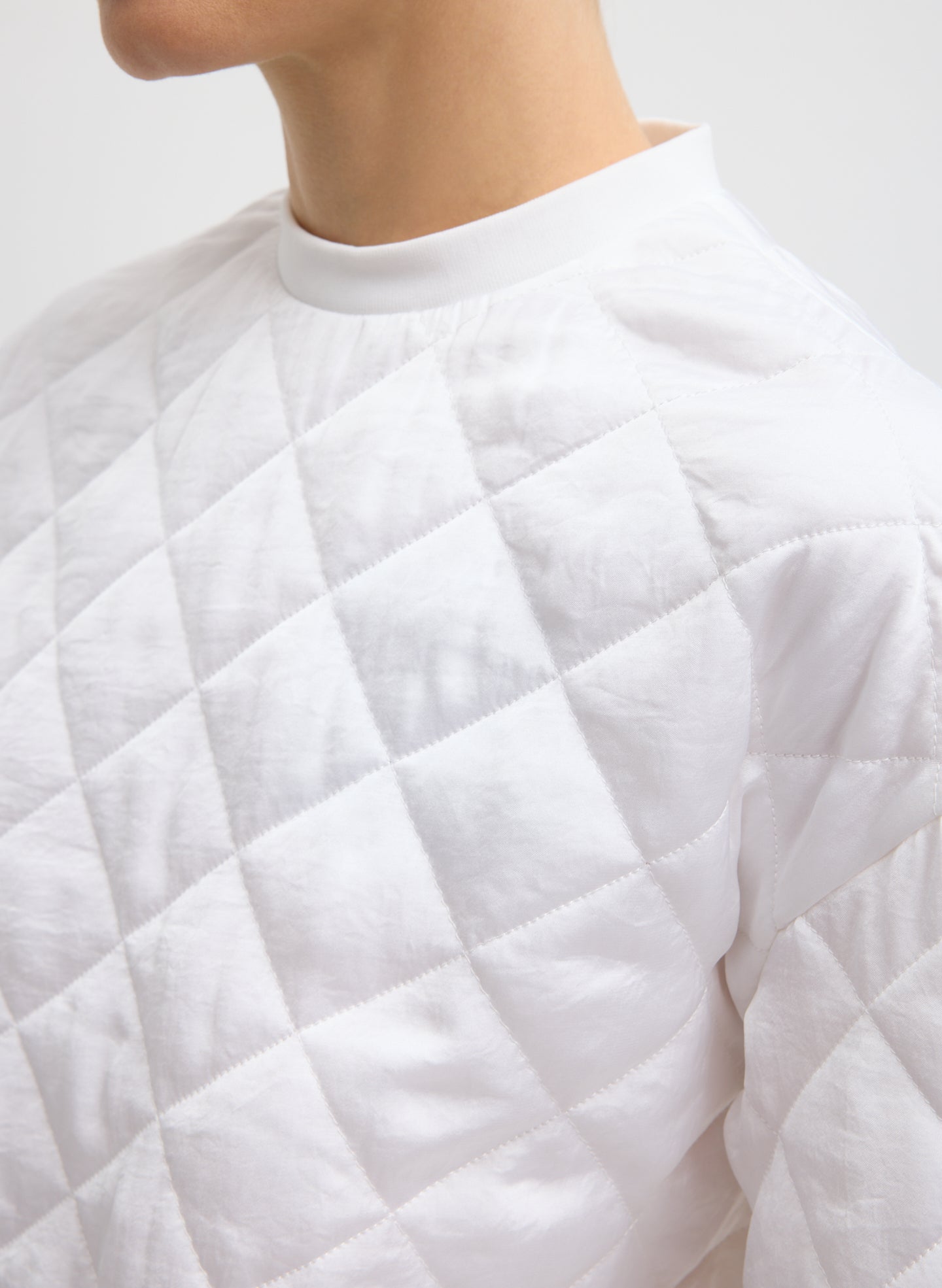 Cozy Quilting Anorak T-Shirt | Tibi