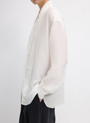 Silk Voile Easy Pintucked Shirt | Tibi
