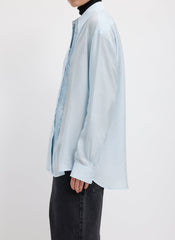 Silk Voile Easy Pintucked Shirt | Tibi